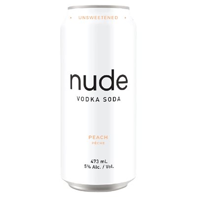 Nude Vodka Soda Peach 473ml