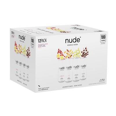 Nude Vodka Soda Mixer Pack 12 C