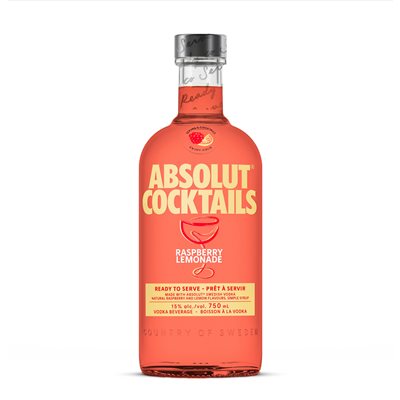 Absolut RTS Cocktails Raspberry Lemonade 750ml