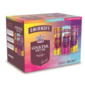 Smirnoff Vodka Cocktail Variety Pack 12 C