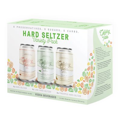 Colliding Tides Hard Seltzer Variety Pack 12 C