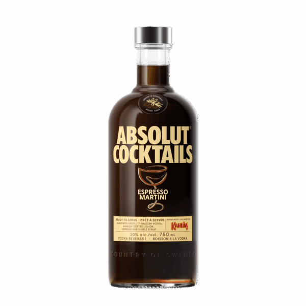 Absolut RTS Cocktails Espresso Martini 750ml