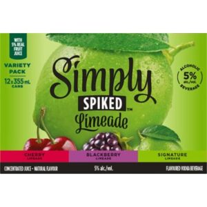 Simply Spiked Limeade Variety Pack 12 C