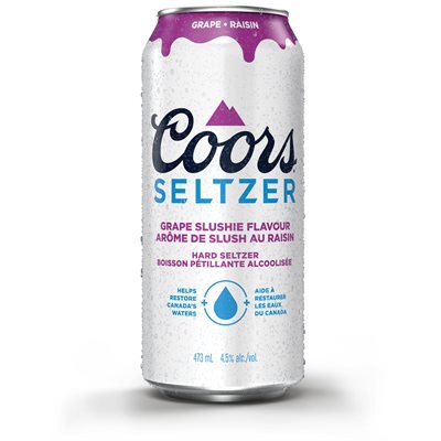 Coors Seltzer Slushie Grape 473ml
