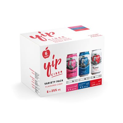 Yip Cider Variety Pack 6 C