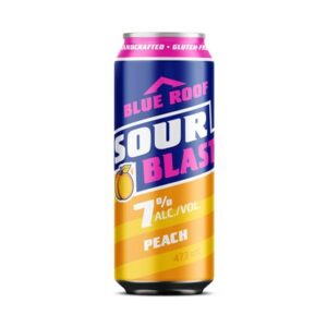 Blue Roof Sour Blast Peach 473ml
