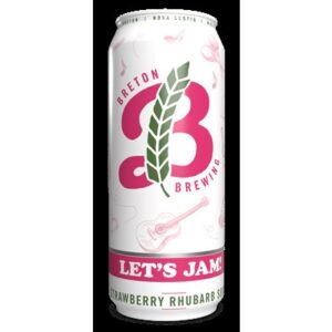 Breton Brewing Let's Jam Strawberry Rhubarb Sour 473ml
